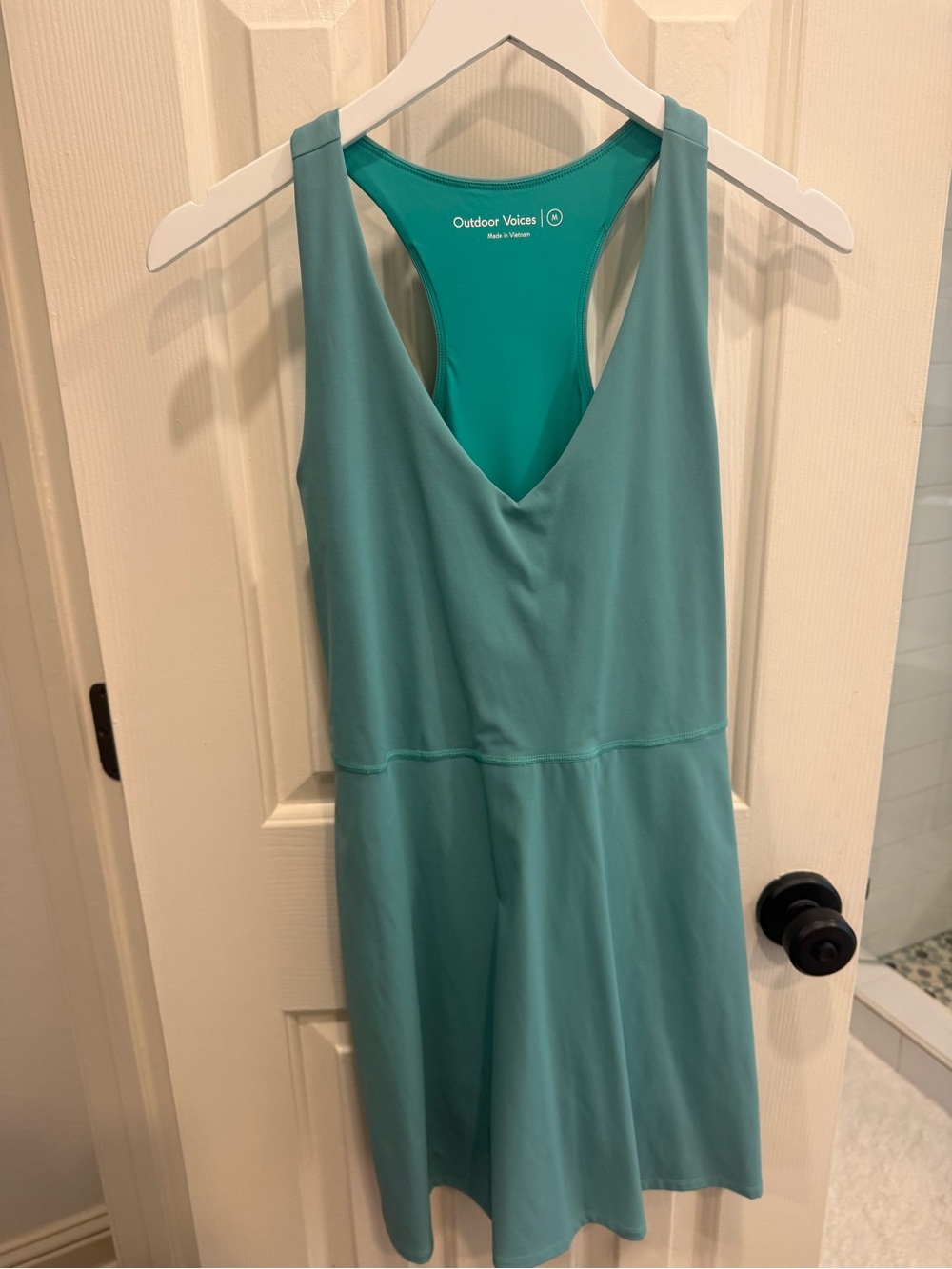 Outdoor Voices Teal Athletic Tank with Racerback